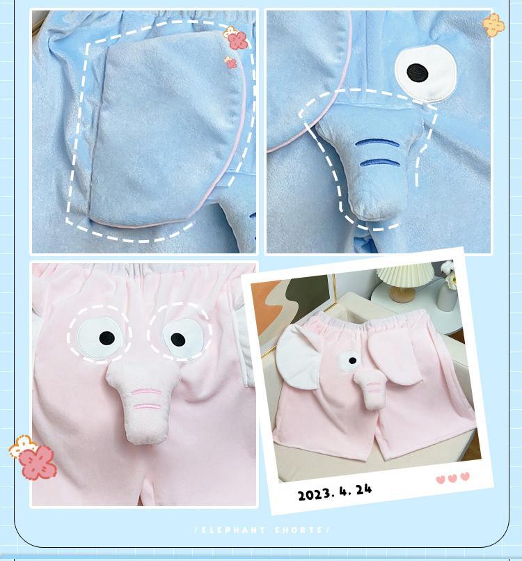 Boy Shorts Cute Animal Elephant print shorts 206